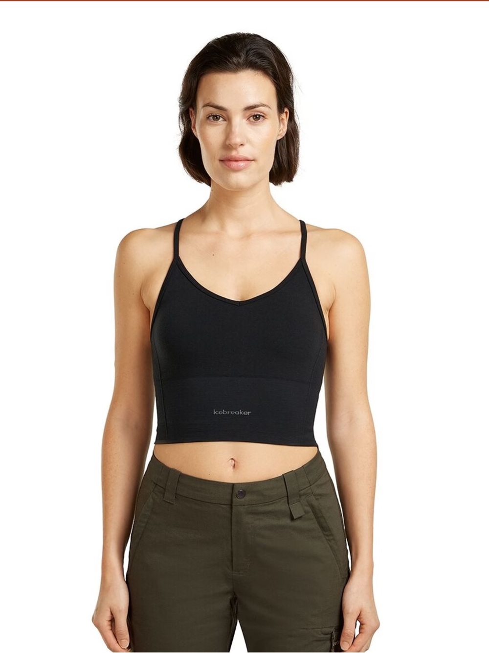 Icebreaker Merino Blend 260 Seamless Rib Strappy Tank Top